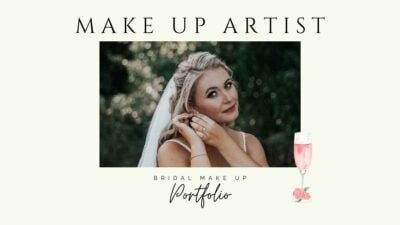 Slides Carnival Google Slides and PowerPoint Template Simple Bridal Makeup Artist Portfolio 2