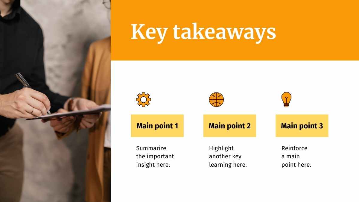 Simple Business Conference Slides - slide 10