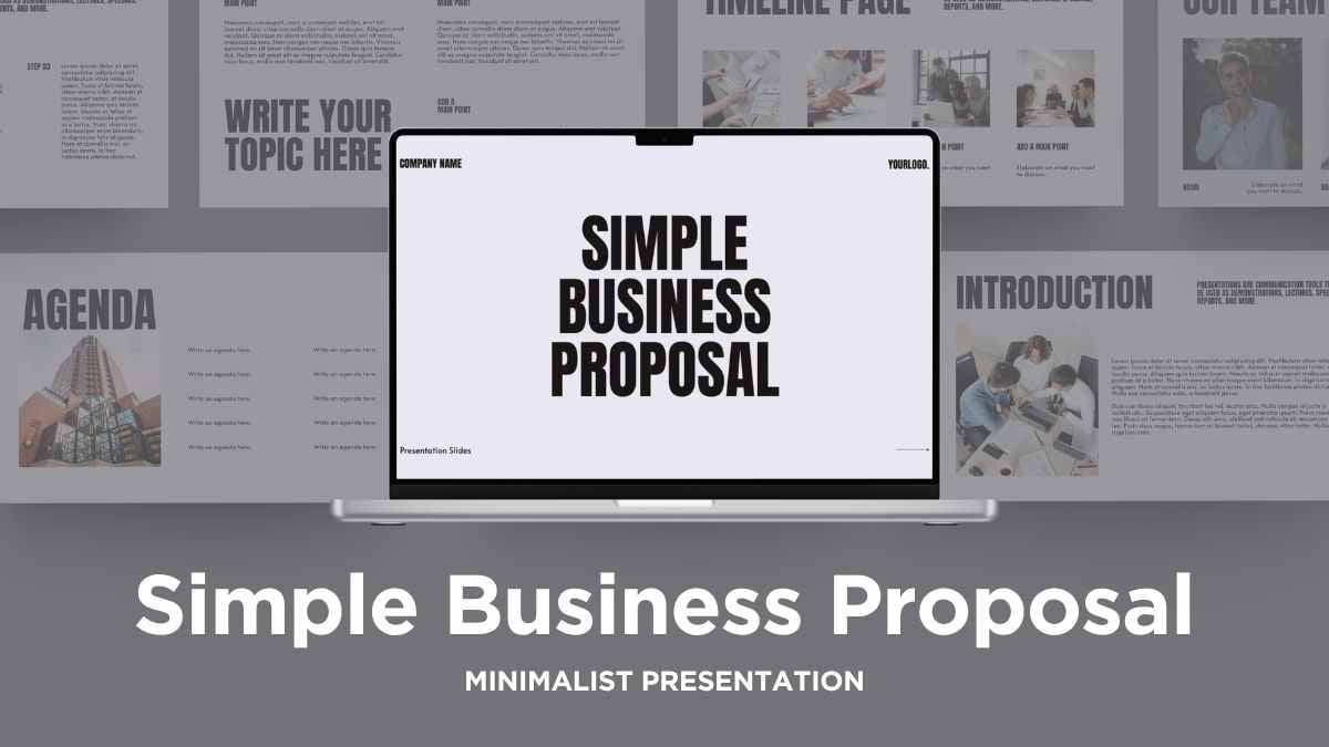 Simple Business Proposal Slides - slide 1
