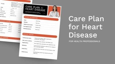 Simple Care Plan for Heart Disease 1