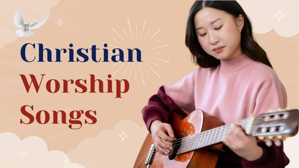 간단한 기독교 예배 노래 - slide 0