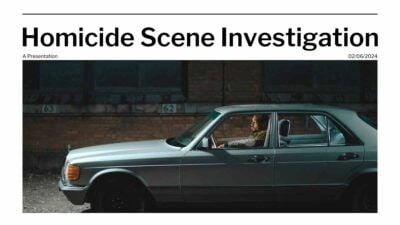 Slides Carnival Google Slides and PowerPoint Template Simple Clean Homicide Scene Investigation 1