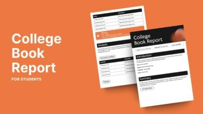 Simple College Book Report 1