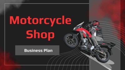 Simple Dark Motorcycle Shop Business Plan