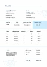 Electrical Contractor Invoice. Free Invoice Template — SlidesCarnival