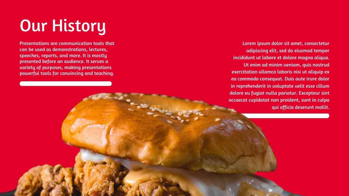 Simple Fast Food Business Success Story Slides - slide 7