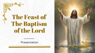 Slides Carnival Google Slides and PowerPoint Template Simple Feast of The Baptism of the Lord 1