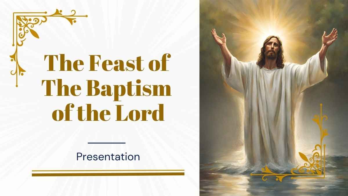 Simple Feast of The Baptism of the Lord - slide 0