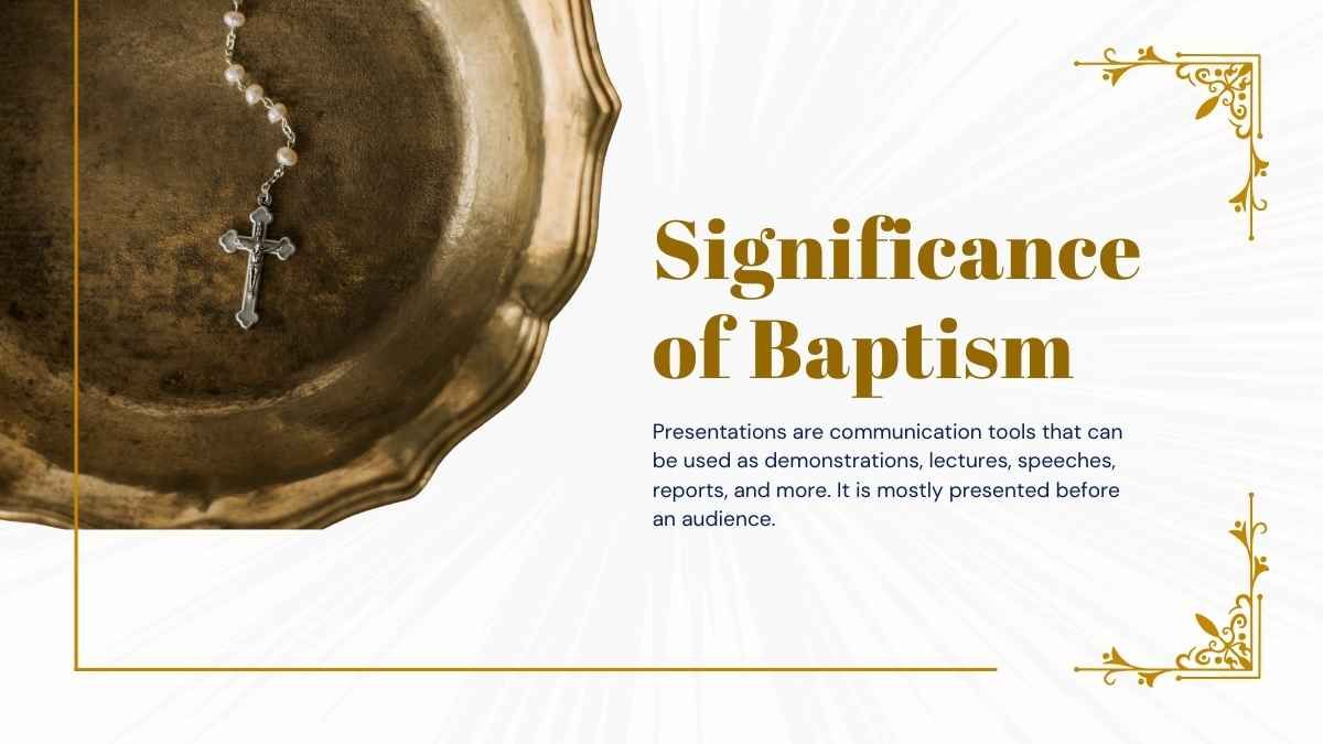 Simple Feast of The Baptism of the Lord - slide 13