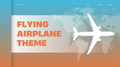 Slides Carnival Google Slides and PowerPoint Template Simple Flying Airplane Theme 2