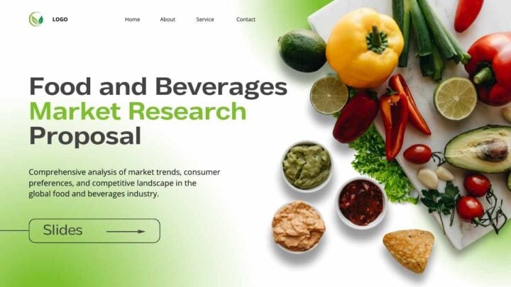 Food and Beverages Market Research Proposal. Free PPT & Google Slides ...