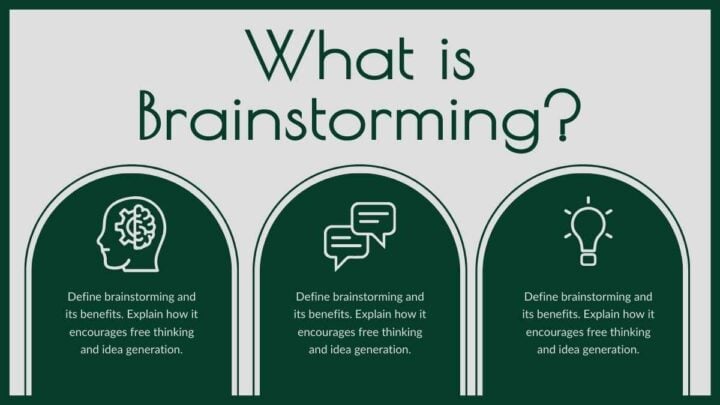 Simple Brainstorm . Free PPT & Google Slides Template — SlidesCarnival