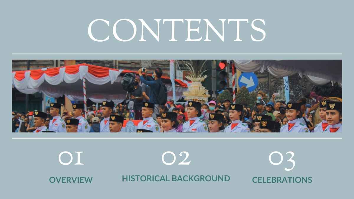 高校生向けシンプルな歴史科目: インドネシア独立記念日 - slide 3
