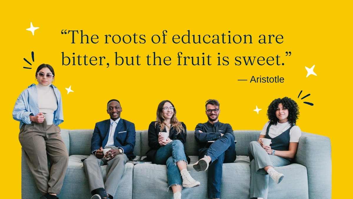 Simple Illustrated College Interview Tips Slides - slide 10