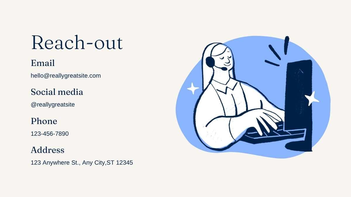 Simple Illustrated College Interview Tips Slides - slide 11