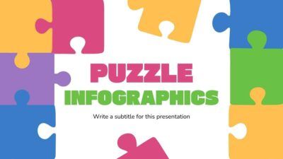 Simple Illustrated Puzzle Infographics