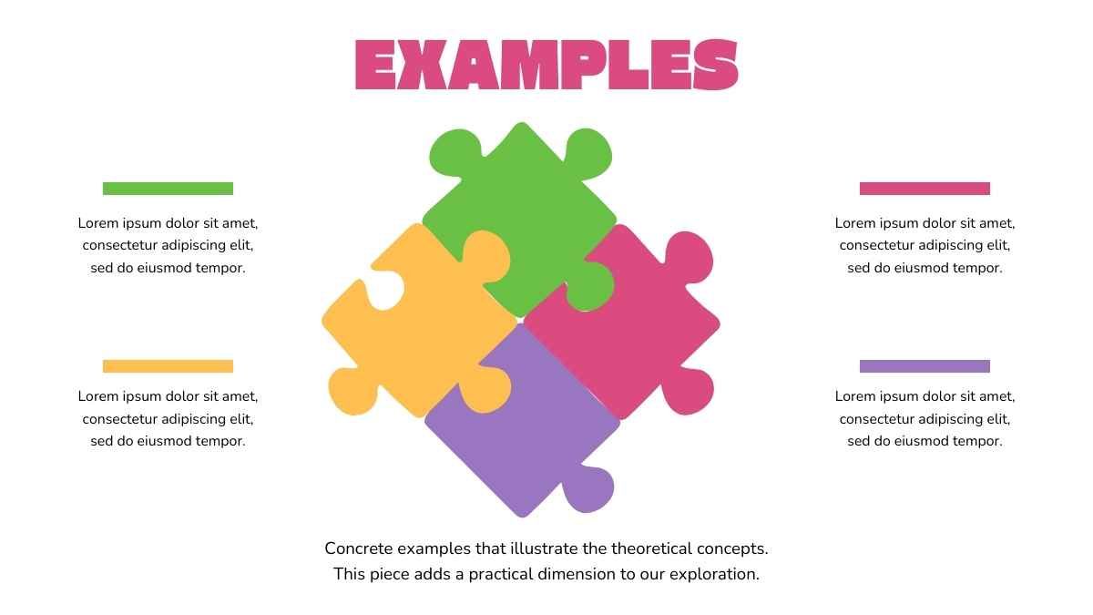 Simple Illustrated Puzzle Infographics - slide 3