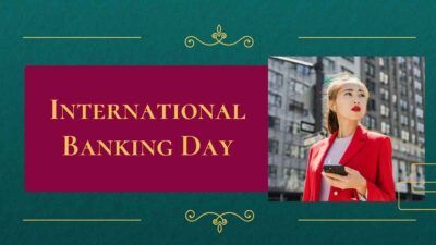 Simple International Banking Day Slides