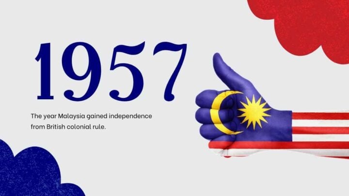 Slide Merdeka Let's Celebrate Malaysia Independence Day!. Free Slides Template ...