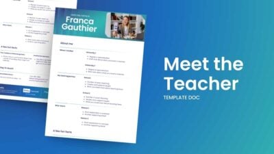 Simple Meet the Teacher Doc