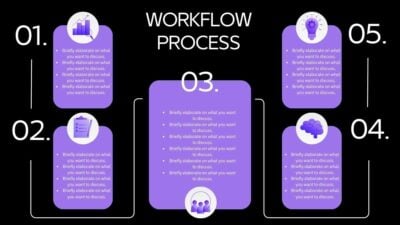 Work In Process Graphic Workflow Process Infographics. Free Infographics Template — SlidesCarnival
