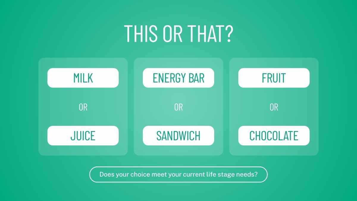 Simple Nutrition and Life Stages Slides - slide 3