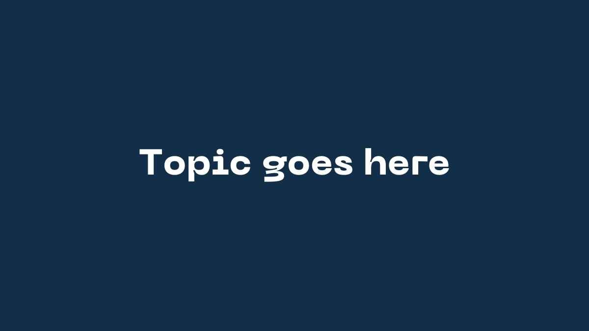 Simple Online Conference Slides - slide 6