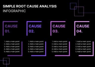 Simple Root Cause Analysis Infographic. Free PPT & Google Slides ...