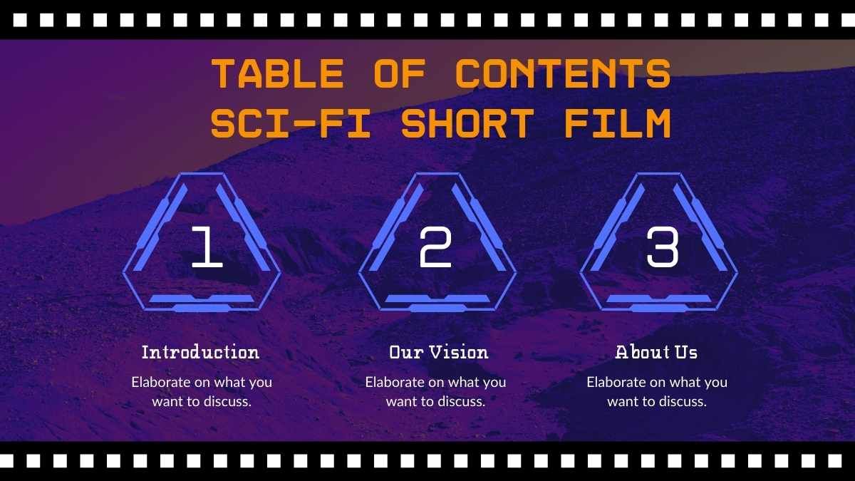 Simple Sci-fi Short Film Pitch Deck - slide 2