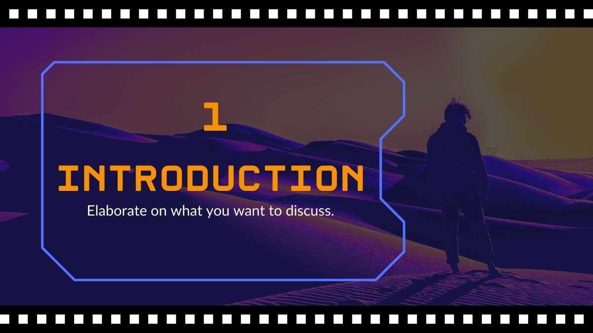 Simple Sci-fi Short Film Pitch Deck - slide 3