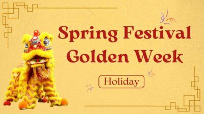 Slides Carnival Google Slides and PowerPoint Template Simple Spring Festival Golden Week Holiday 2