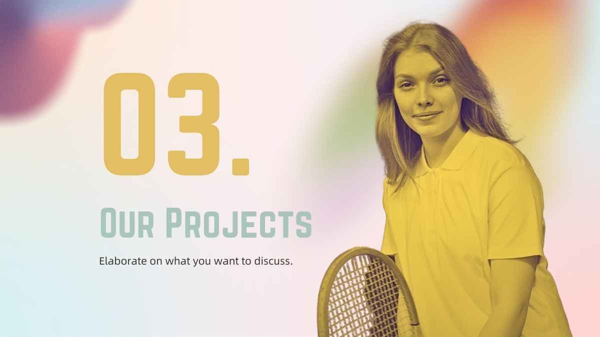간단한 테니스 선수권 소셜 미디어 - slide 10