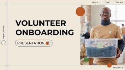 Slides Carnival Google Slides and PowerPoint Template Simple Volunteer Onboarding 2