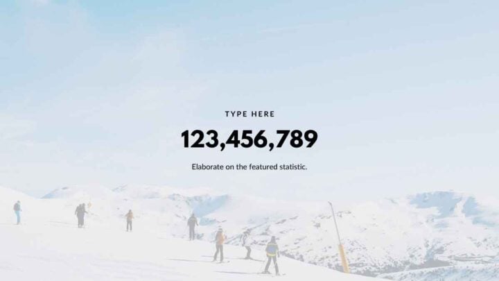 Ski Holiday. Free PPT & Google Slides Template — SlidesCarnival