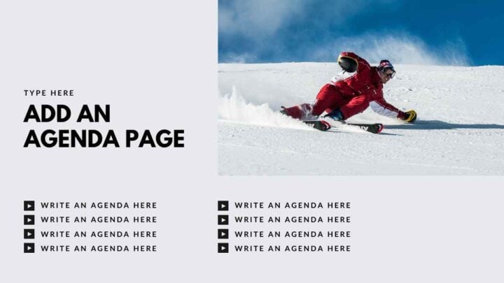 Ski Holiday. Free PPT & Google Slides Template — SlidesCarnival