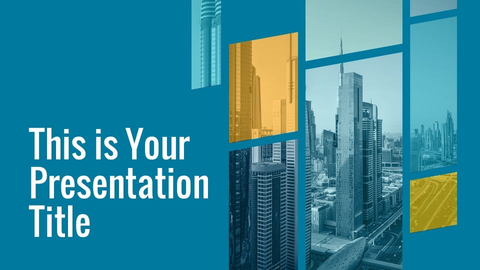 Geometric Corporate Slides - slide 1