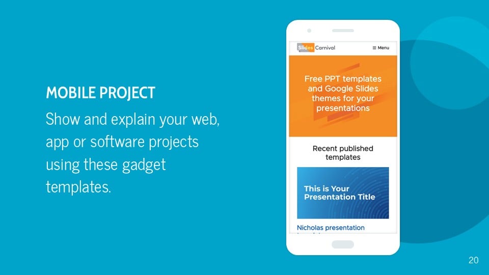 쉽게 사용자 정의할 수 있고 100% 무료입니다. - 슬라이드 20