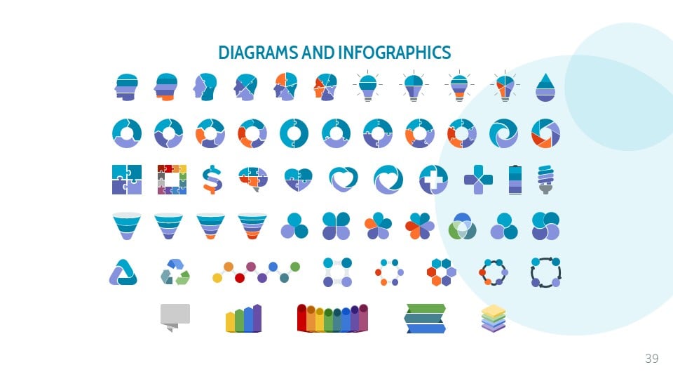 쉽게 사용자 정의할 수 있고 100% 무료입니다. - 슬라이드 39