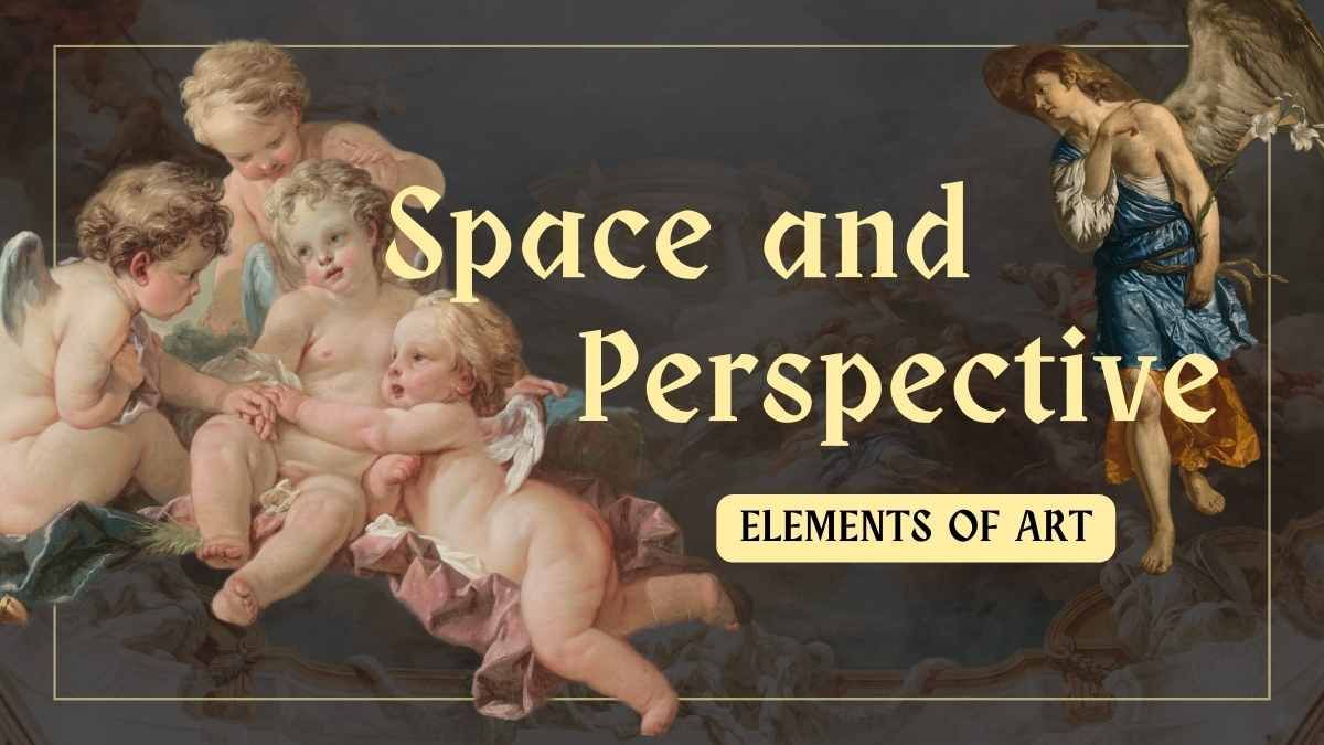 空間と遠近法アートの要素レッスン - slide 0
