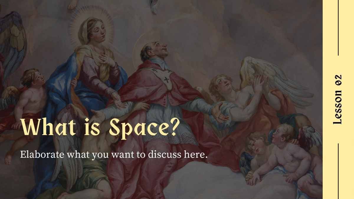Espacio y Perspectiva: Elementos de la Lección de Arte - diapositiva 10