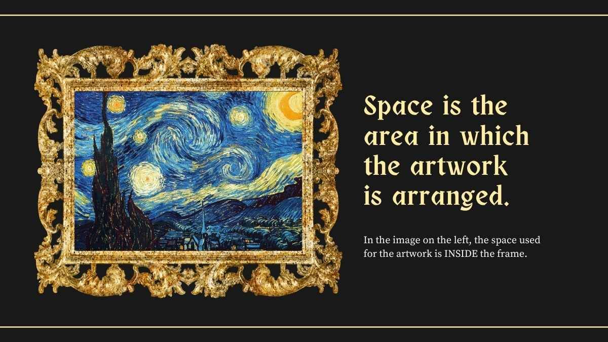 Espacio y Perspectiva: Elementos de la Lección de Arte - diapositiva 12