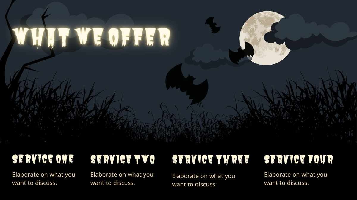 Spooky Halloween Bat Minitheme - slide 8