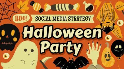 Estratégia de mídia social para festas de Halloween assustadoras