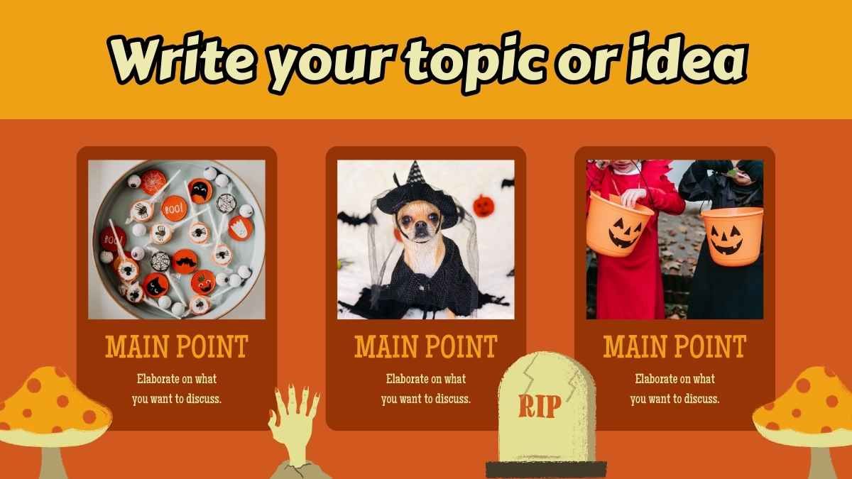 Estratégia de mídia social para festas de Halloween assustadoras - slide 4
