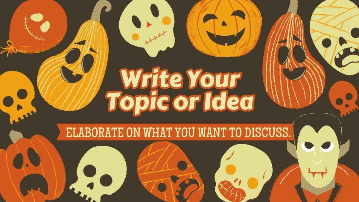 Estratégia de mídia social para festas de Halloween assustadoras - slide 5