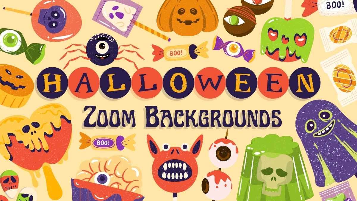 Spooky Halloween Zoom Backgrounds - slide 0