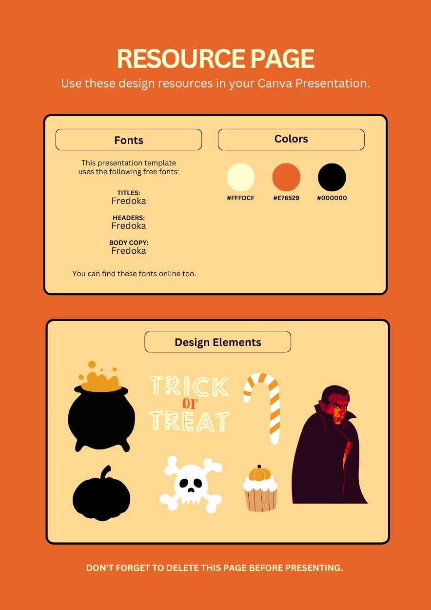 Poster Halloween Trick or Treat yang Menyeramkan - slide 2