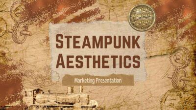 Slides Carnival Google Slides and PowerPoint Template Steampunk Aesthetics Bronze and Brown Marketing Presentation 1