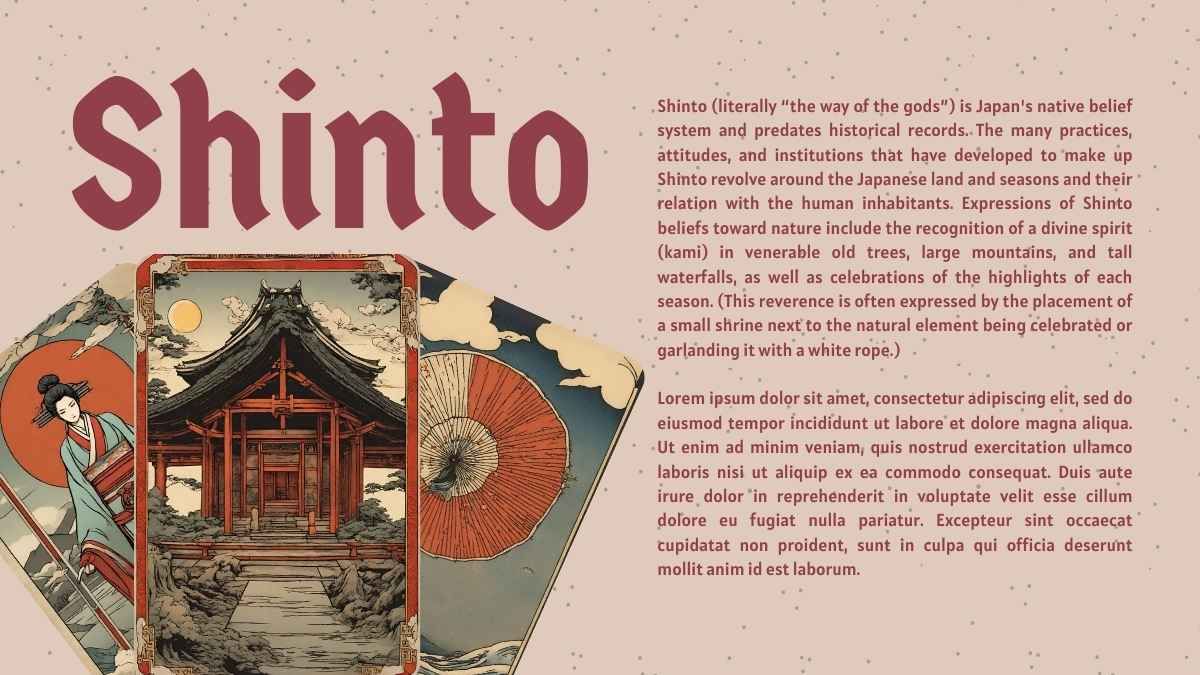 Tarot Card Style Asian Forests Mythology - slide 12