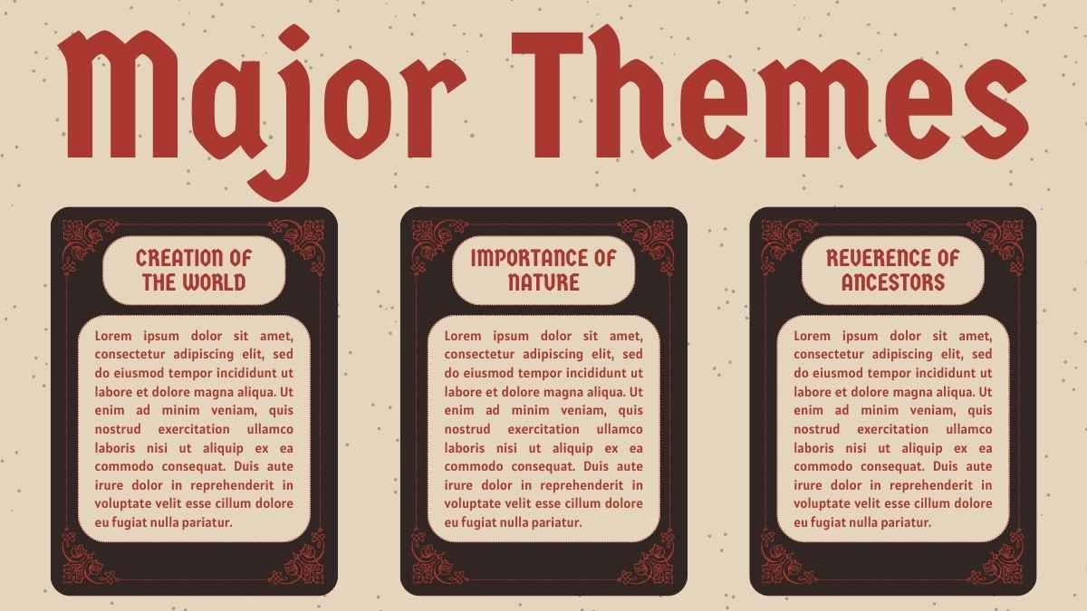 Tarot Card Style Asian Forests Mythology - slide 7